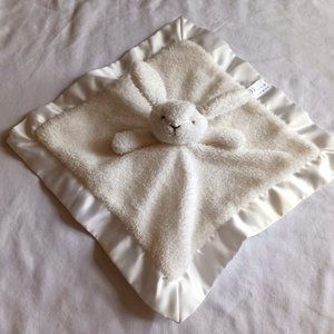 Apricot Lamb Ivory Bunny‎ Security Blanket Lovey 13"